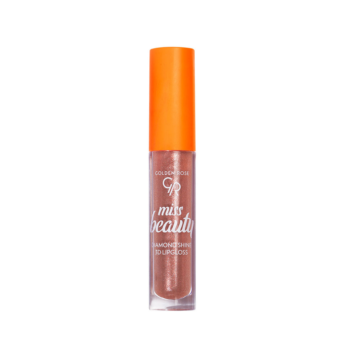 لیپ گلاس 3D میس بیوتی DIAMOND SHINE گلدن رز شماره 03 SUNKISSED
